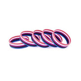 Genderfluid Pride Rubber Wristband (Set Of 3)
